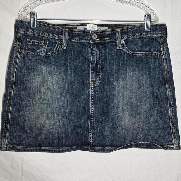 GAP Dresses & Skirts - Vintage y2k 90s gap blue denim mini skirt